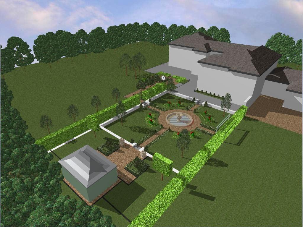 3D garden visualization and rendering