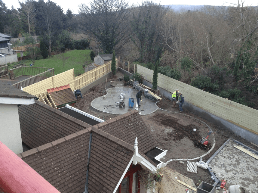 Garden construction and implementation phase